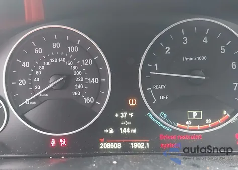 2014 BMW 328I xDrive z USA, uszkodzony, nr VIN WBA3B5C56EF599791